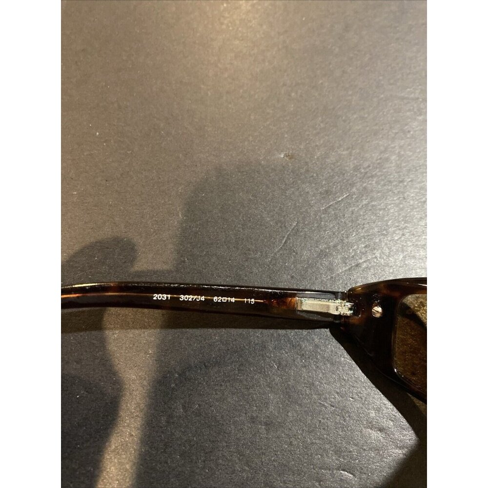 REVO 2031 62[]14 115 BROWN POLARIZED CRYSTAL SLEEK TORTOISE WRAP FLEX SUNGLASSES - Picture 7 of 9